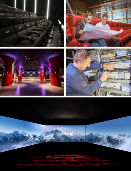 4DX i ScreenX kino sustavi implementirani u modernoj kino dvorani