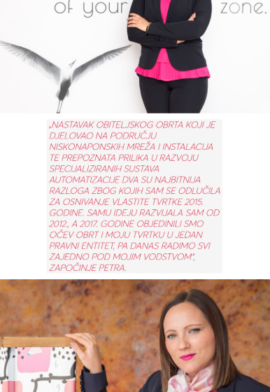 Petra Mesarić Poredoš u SmartWay uredu