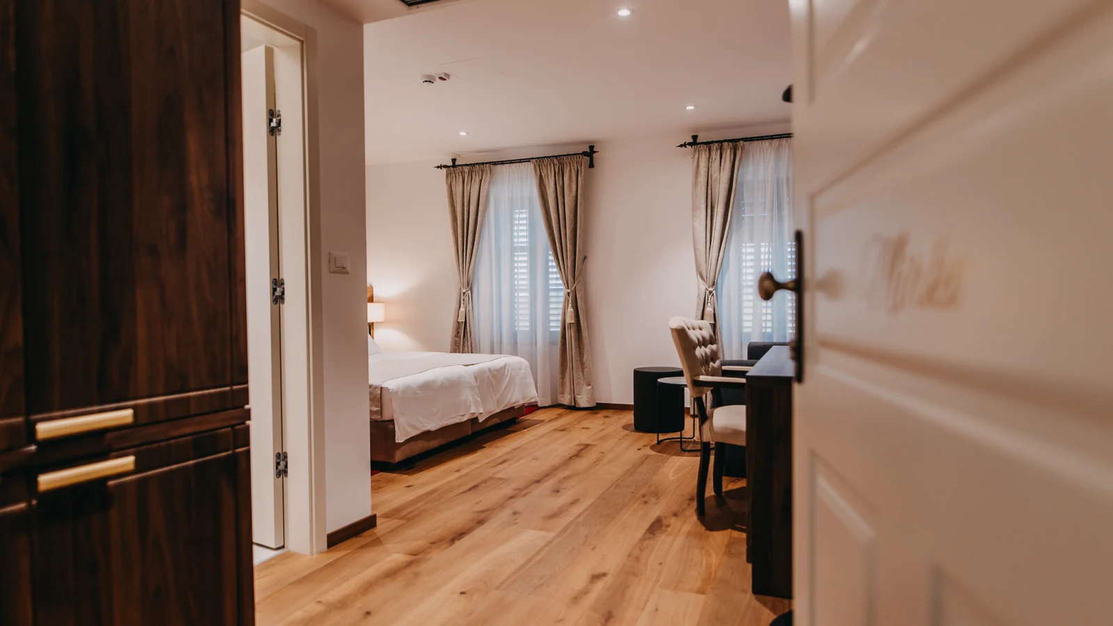 Hotelska soba u Hotel Terbotz s izvedenom SmartWay rasvjetom